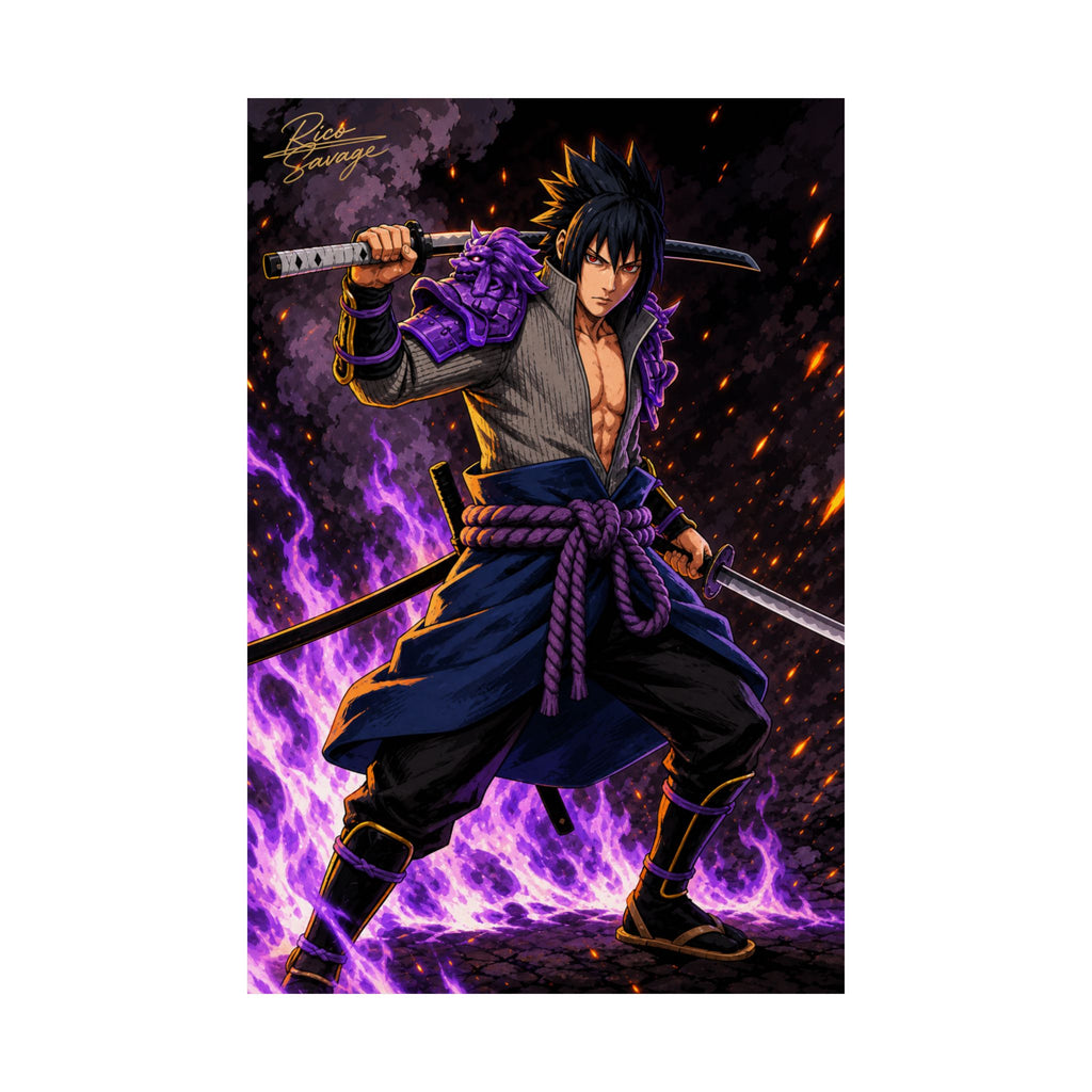 Sasukes  Return Matte Vertical Posters