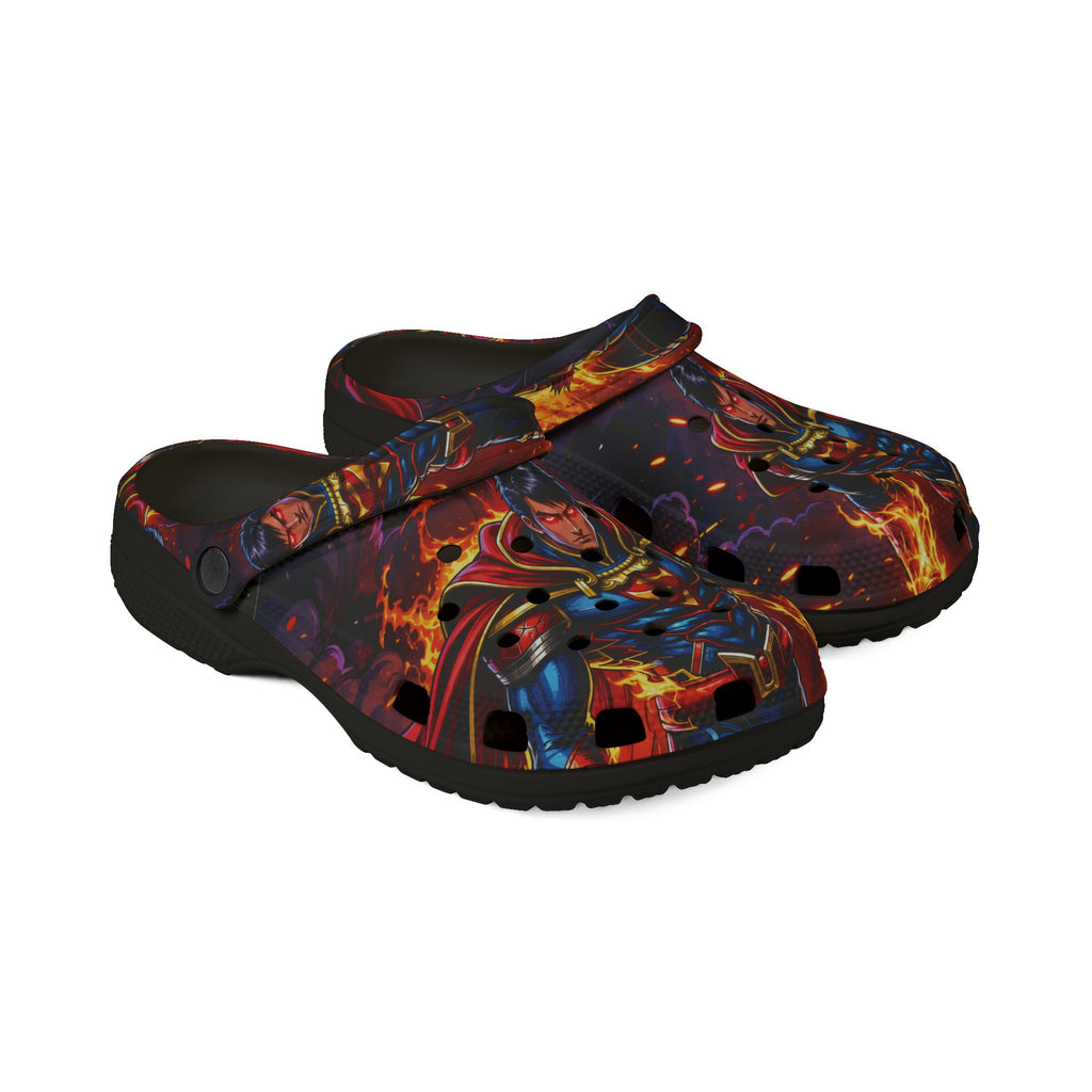 Man of Steel EVA Foam Rubber Shoes (AOP)