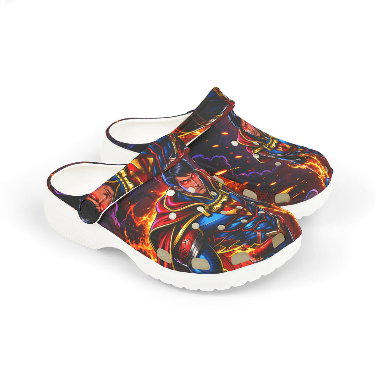 Man of Steel Kid's EVA Foam Clogs (AOP)