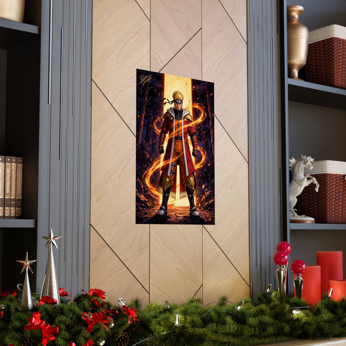 Naruto Stands His Ground Matte Vertical Posters