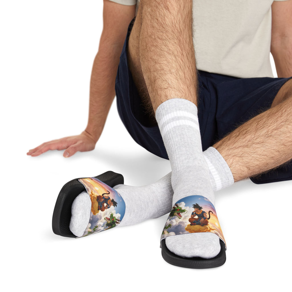 Greetings From Shenron Men's Removable-Strap Sandals