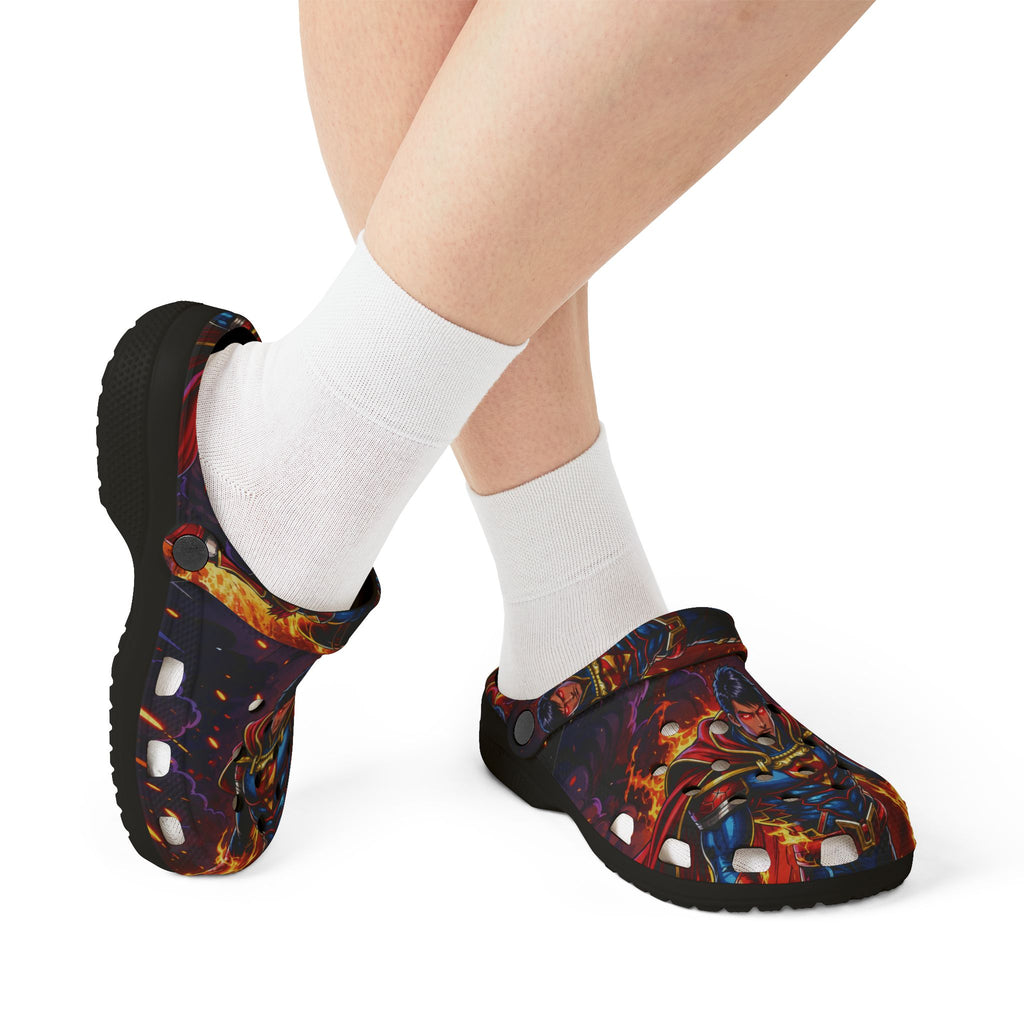 Man of Steel EVA Foam Rubber Shoes (AOP)