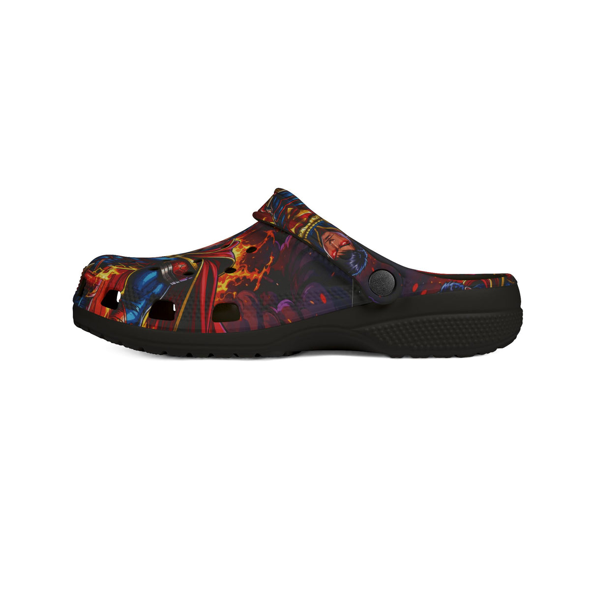 Man of Steel EVA Foam Rubber Shoes (AOP)