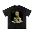 Toxic Love Snow Washed Oversized Cotton T-Shirt