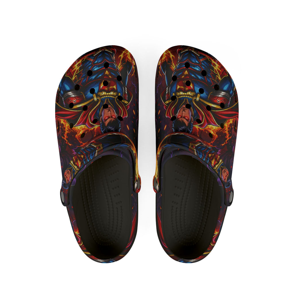 Man of Steel EVA Foam Rubber Shoes (AOP)