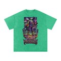King Piccolo Snow Washed Oversized Cotton T-Shirt
