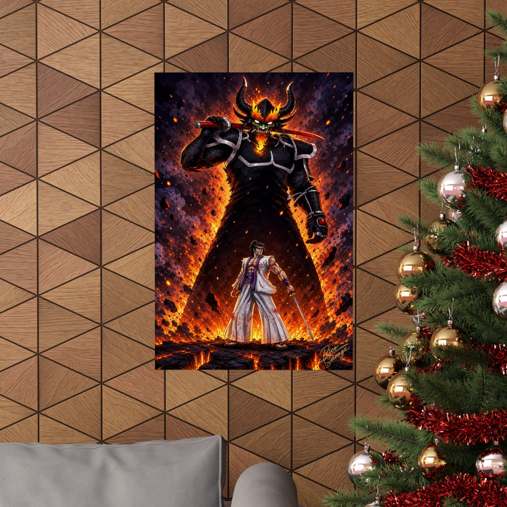 Samurai Jacks Last Stand Matte Vertical Posters