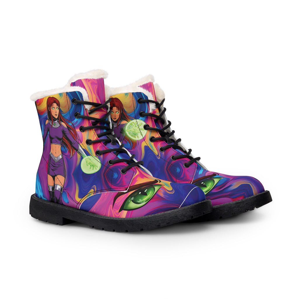 Starfire Women's Fur and Leather Boots