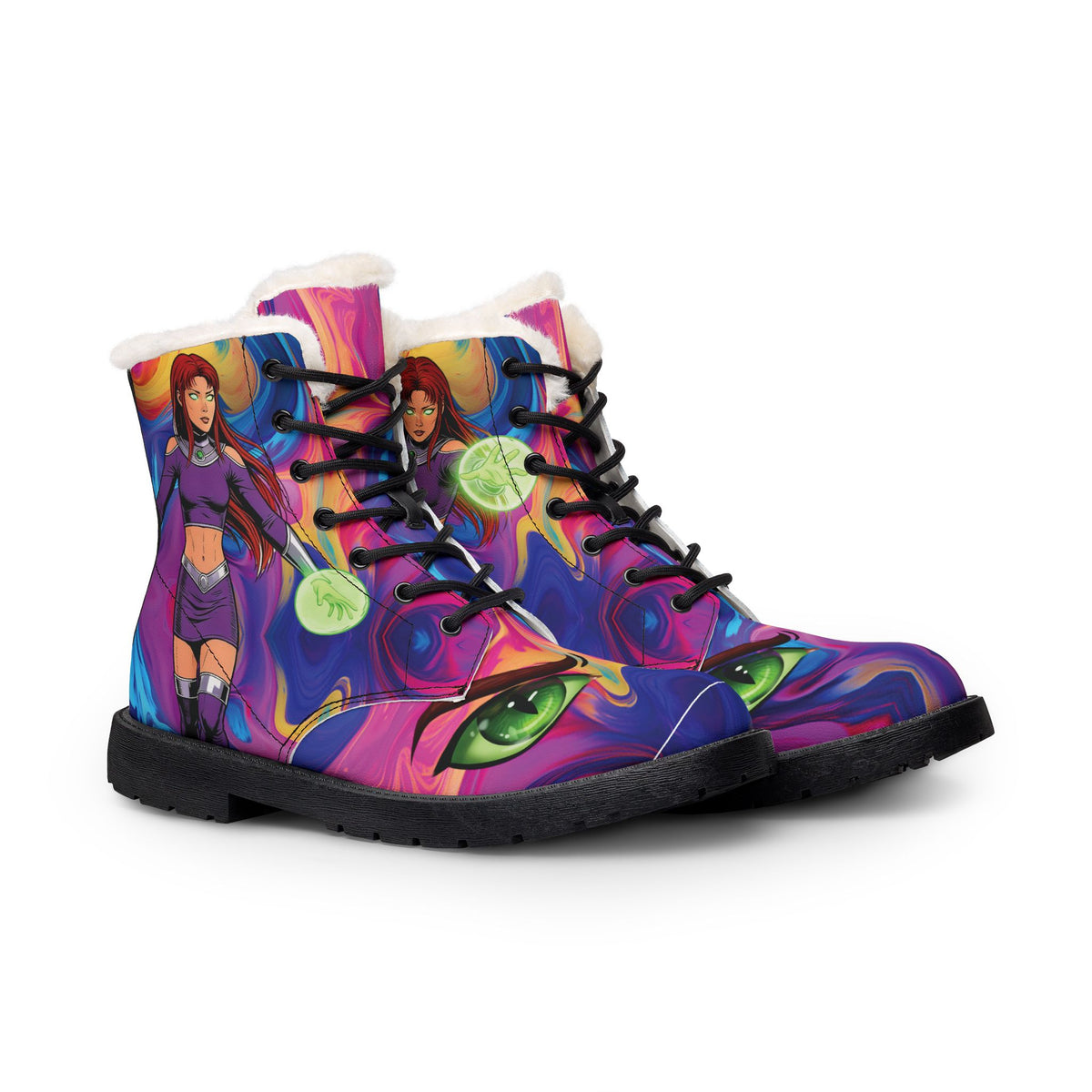 Starfire Women's Fur and Leather Boots