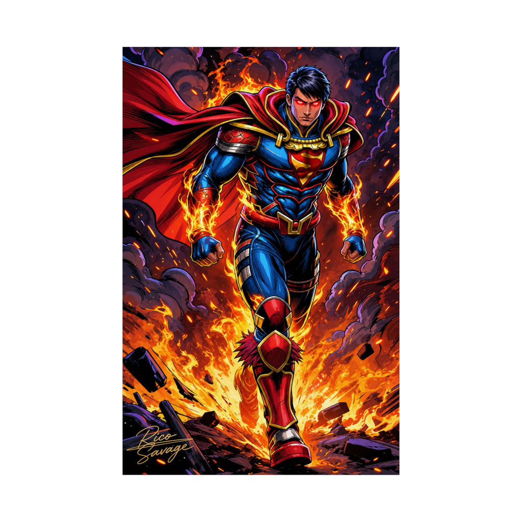 Man of Steel Matte Vertical Posters