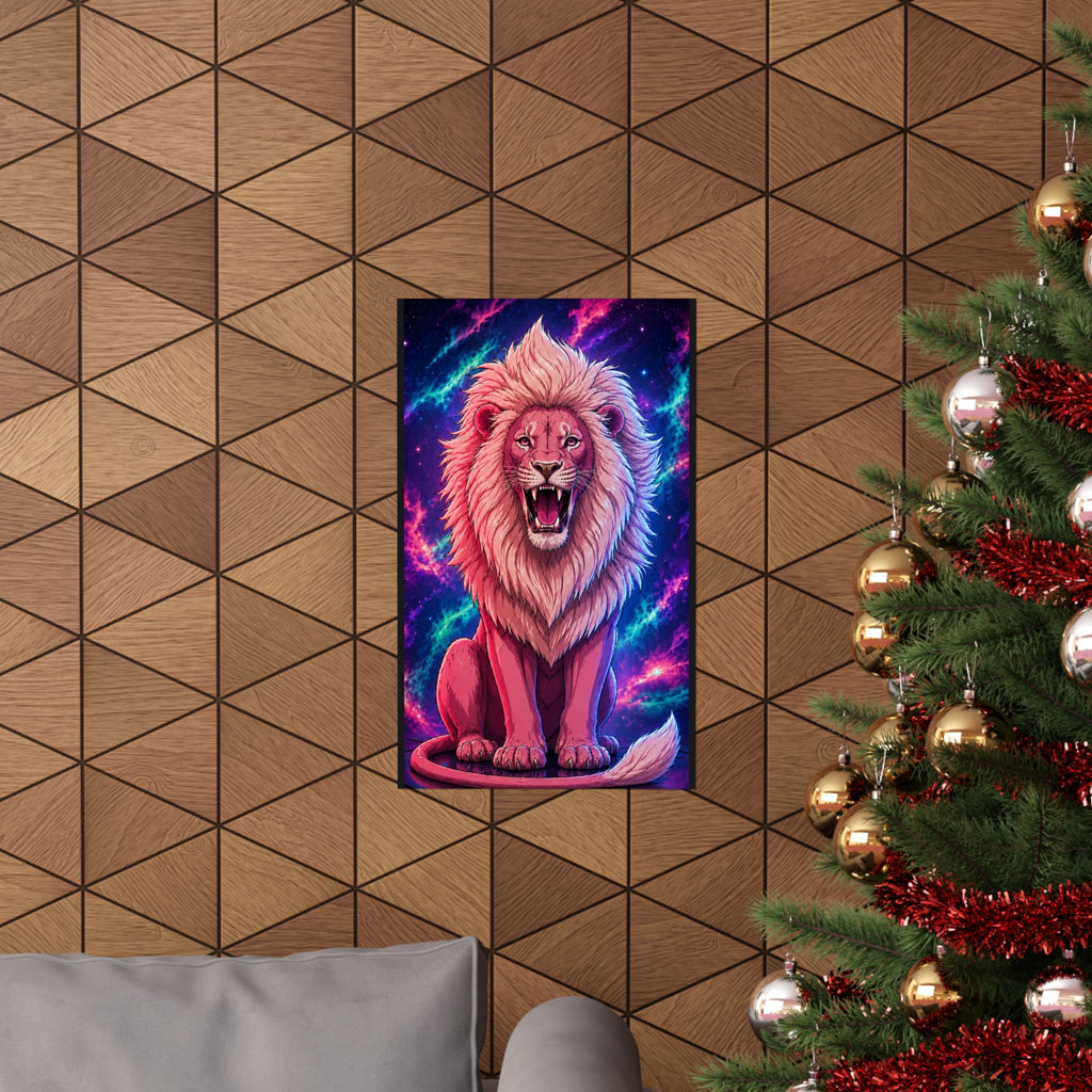 Lion Matte Vertical Posters