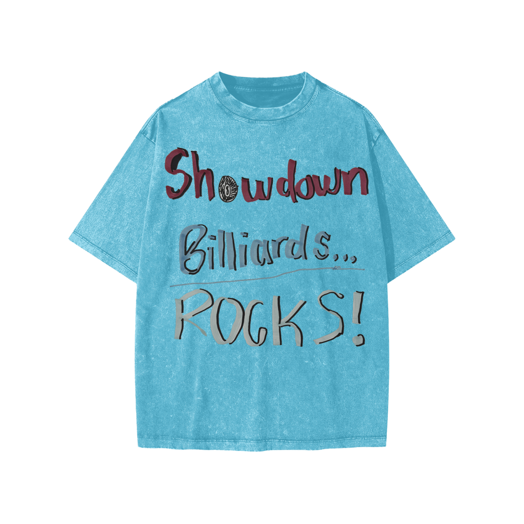 Showdown Billiards Rocks Snow Washed Kids' T-Shirt