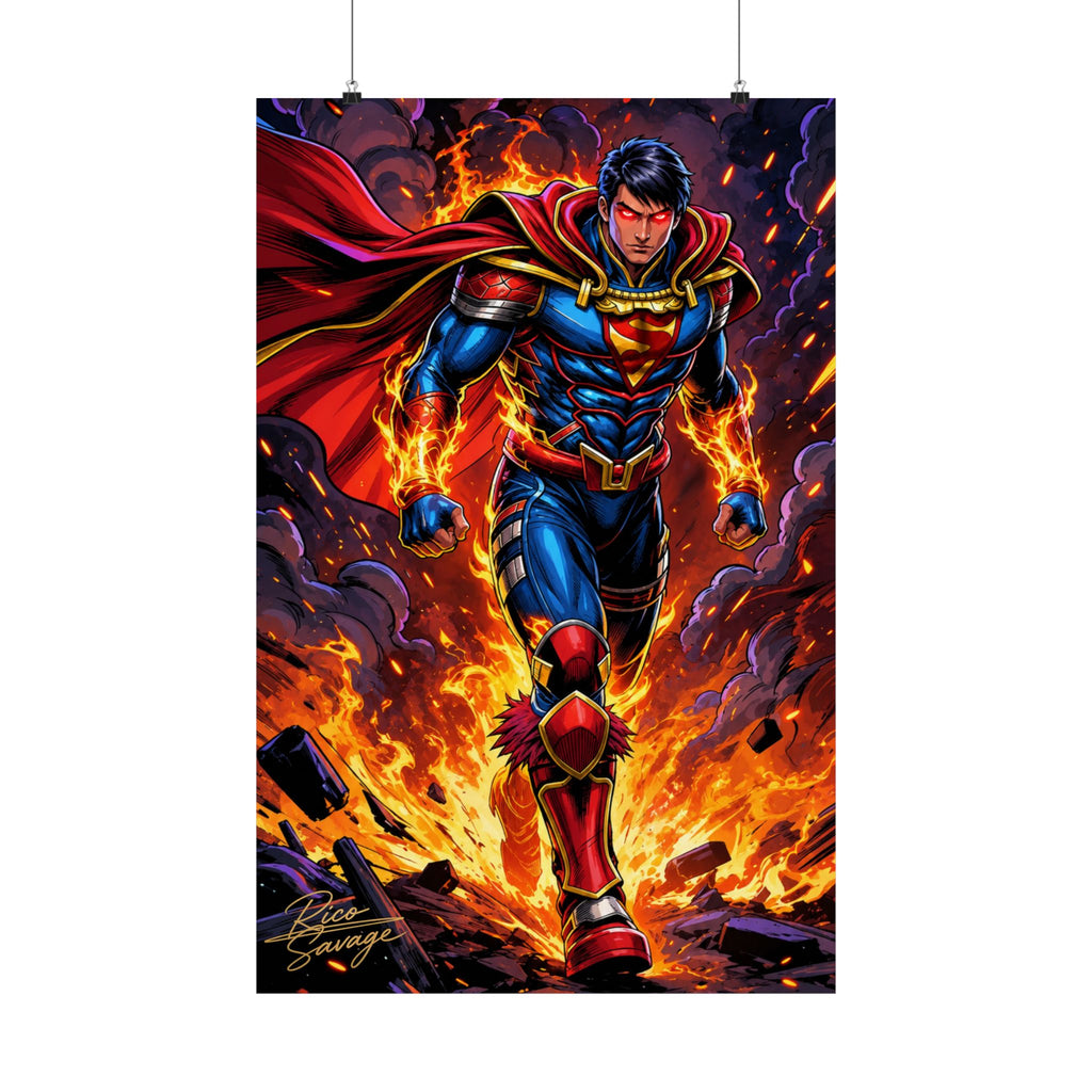 Man of Steel Matte Vertical Posters