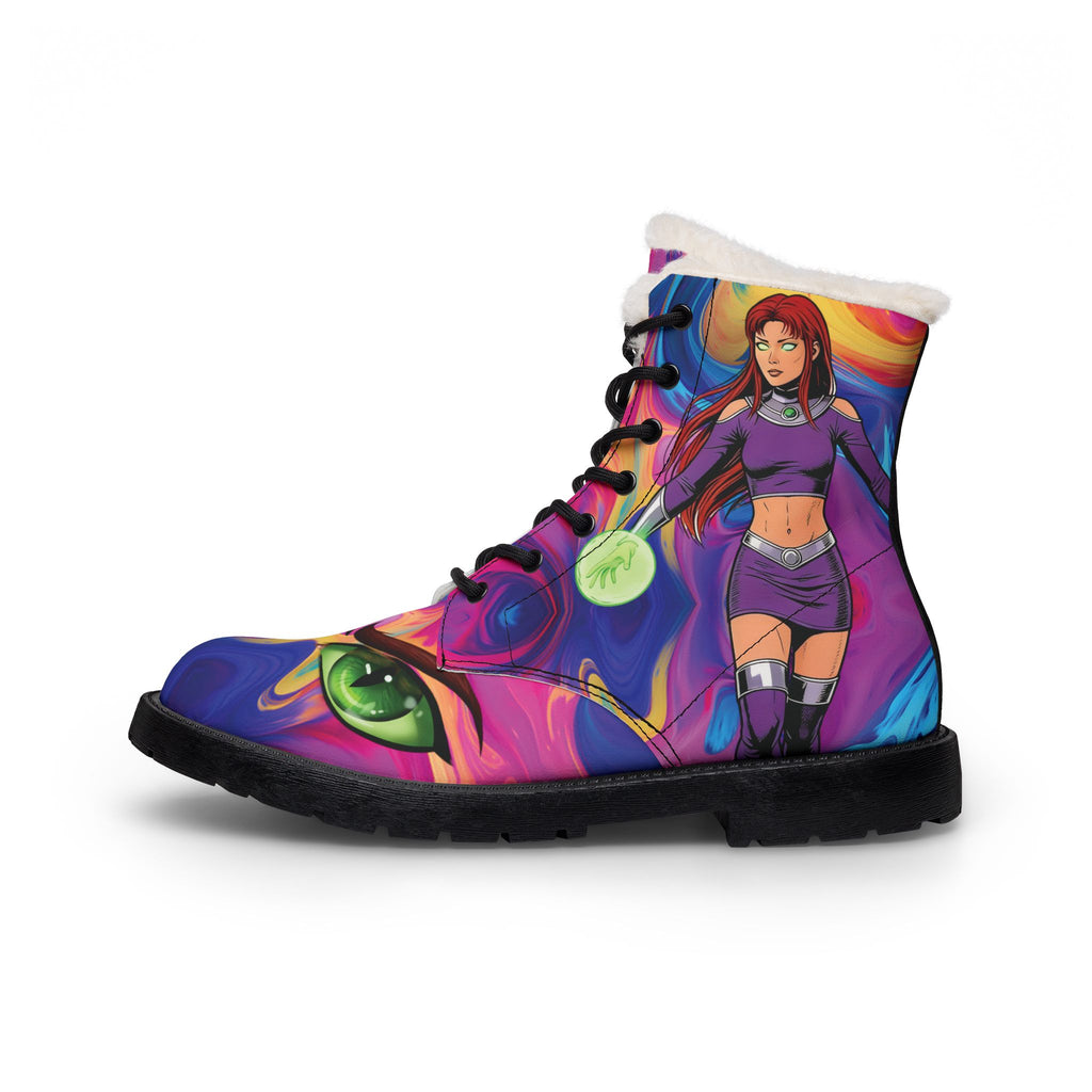 Starfire Women's Fur and Leather Boots