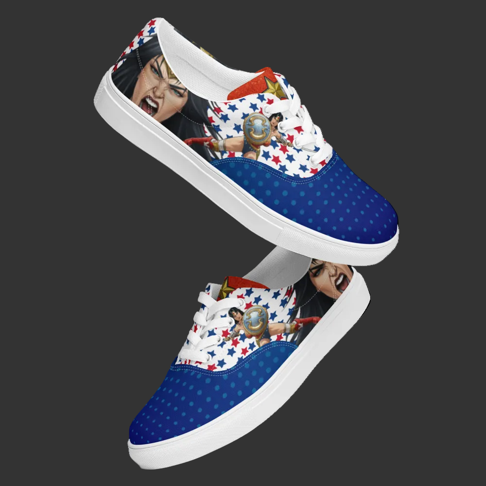 Wonder Woman Women’s lace-up canvas shoes